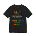 Ally Definition LGBTQ+ Support Shirt | Inclusive Pride Unisex Tee