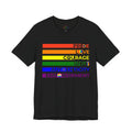 Pride Love Courage Unity Authenticity Empowerment Rainbow Pride Shirt