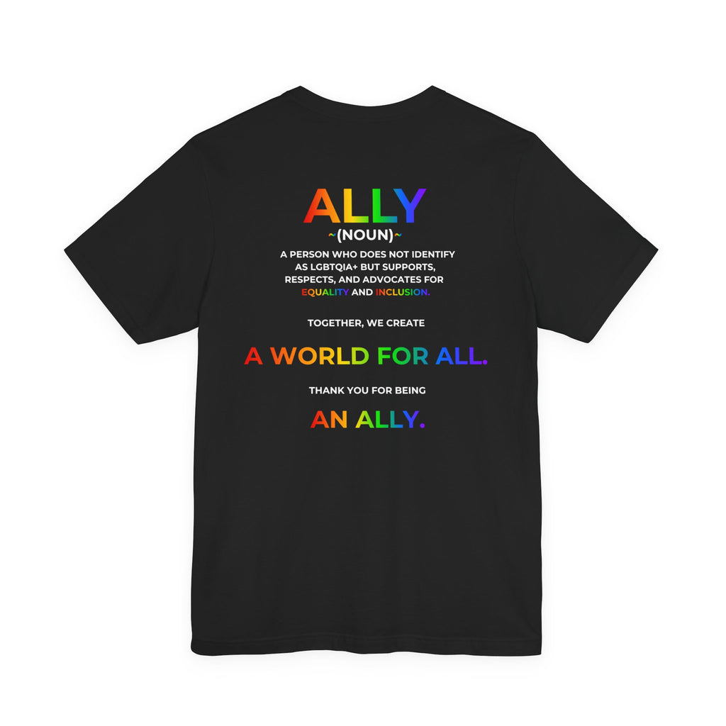 Allies Show Up Speak Up Stand Up LGBTQ+ Ally Pride Shirt