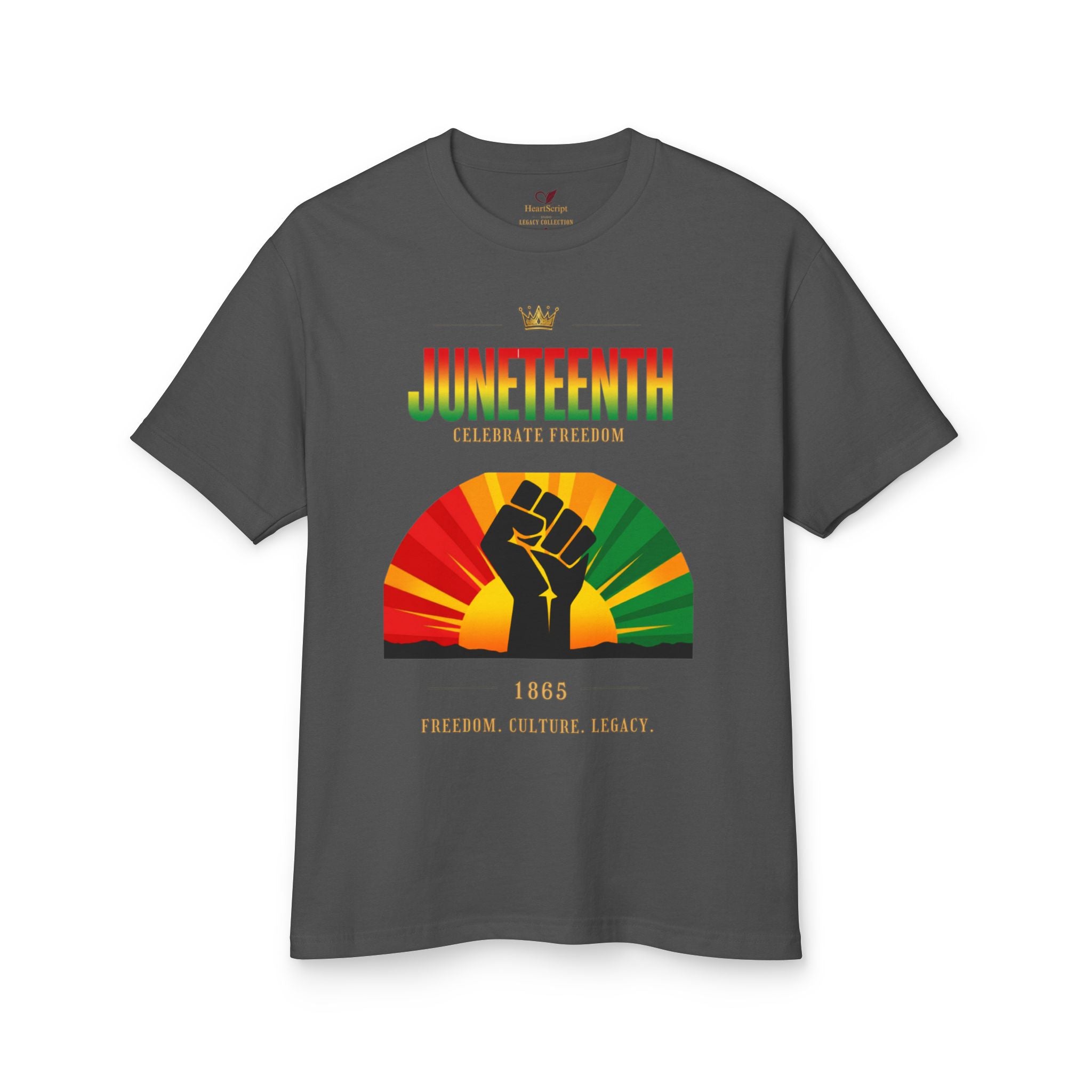 Legacy Collection — Grunge Fist Pan-African Tee Front & Back Print (Unisex)