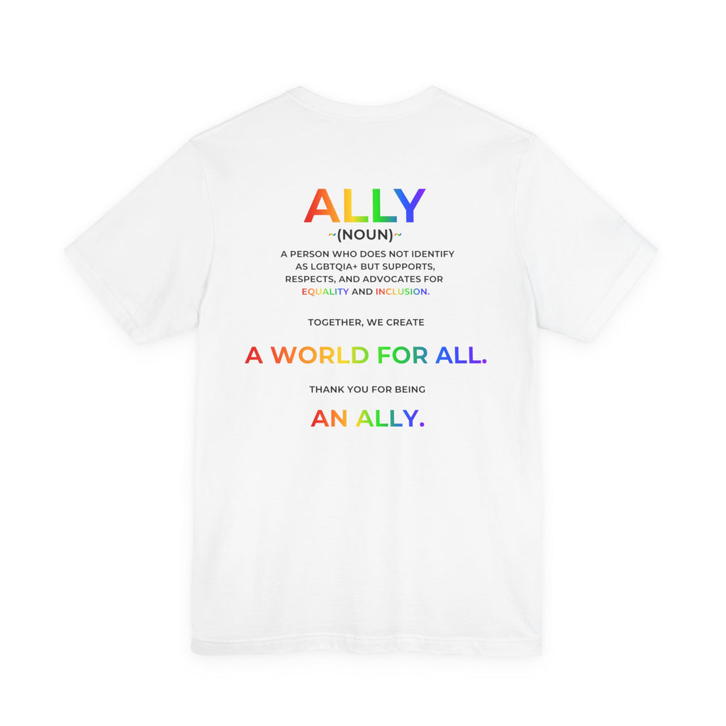 Allies Show Up Speak Up Stand Up LGBTQ+ Ally Pride Shirt