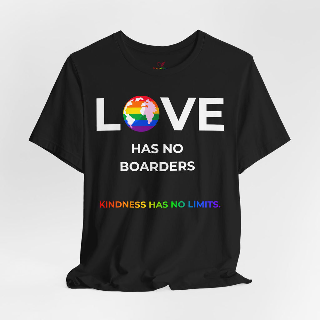 Love Has No Borders LGBTQ+ Pride Shirt | Kindness Has No Limits Tee