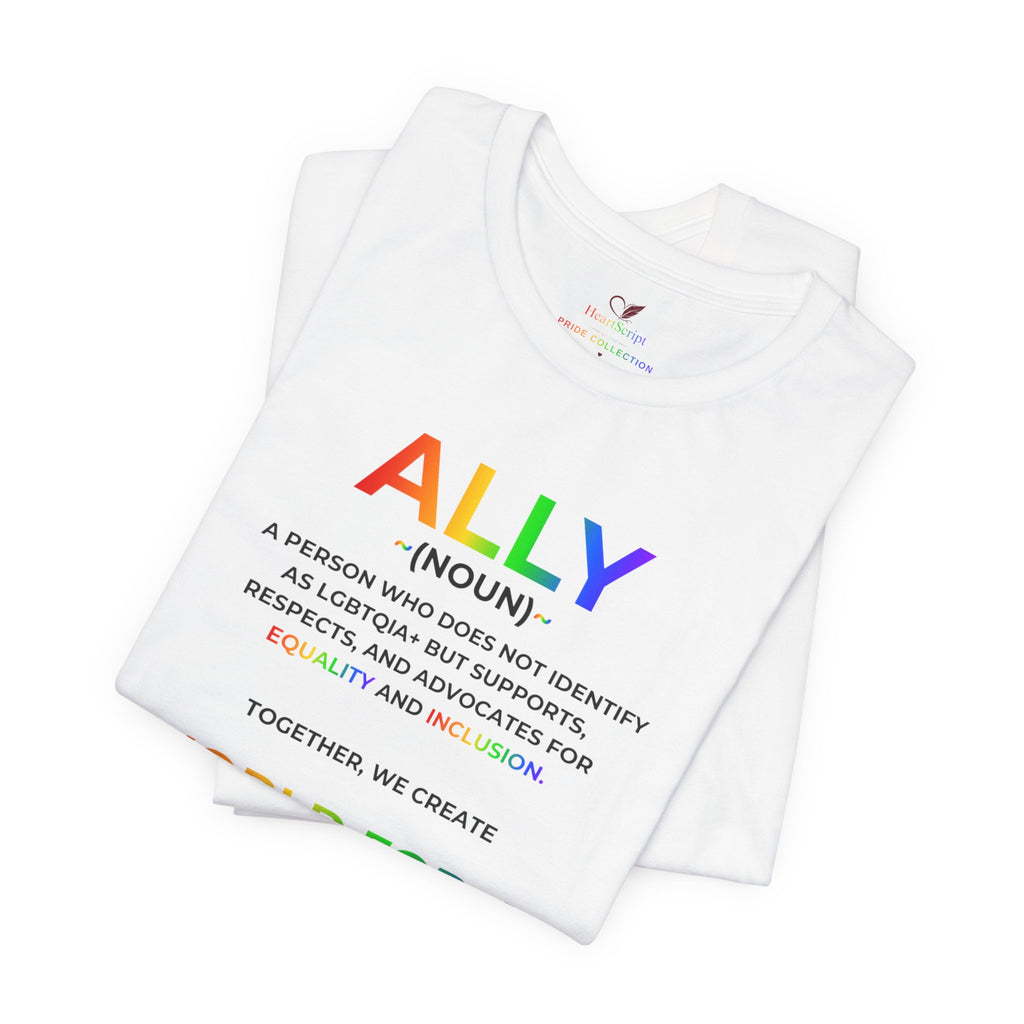 Ally Definition LGBTQ+ Support Shirt | Inclusive Pride Unisex Tee