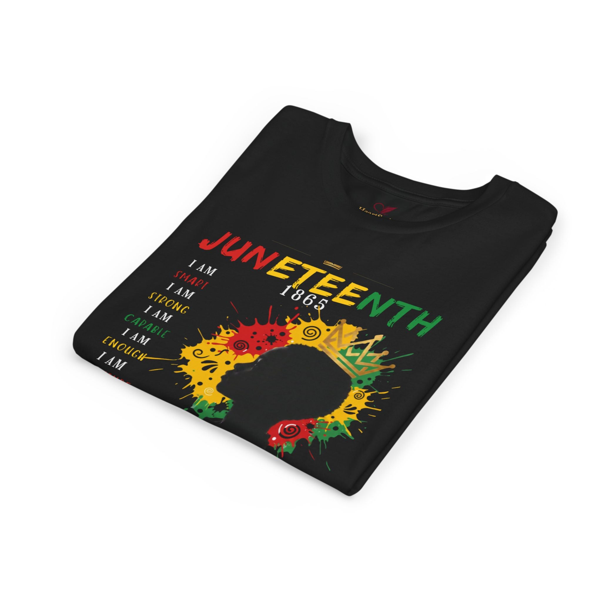 Junior Legacy Boys Youth Tee — Front & Back · Young. Black. Proud.