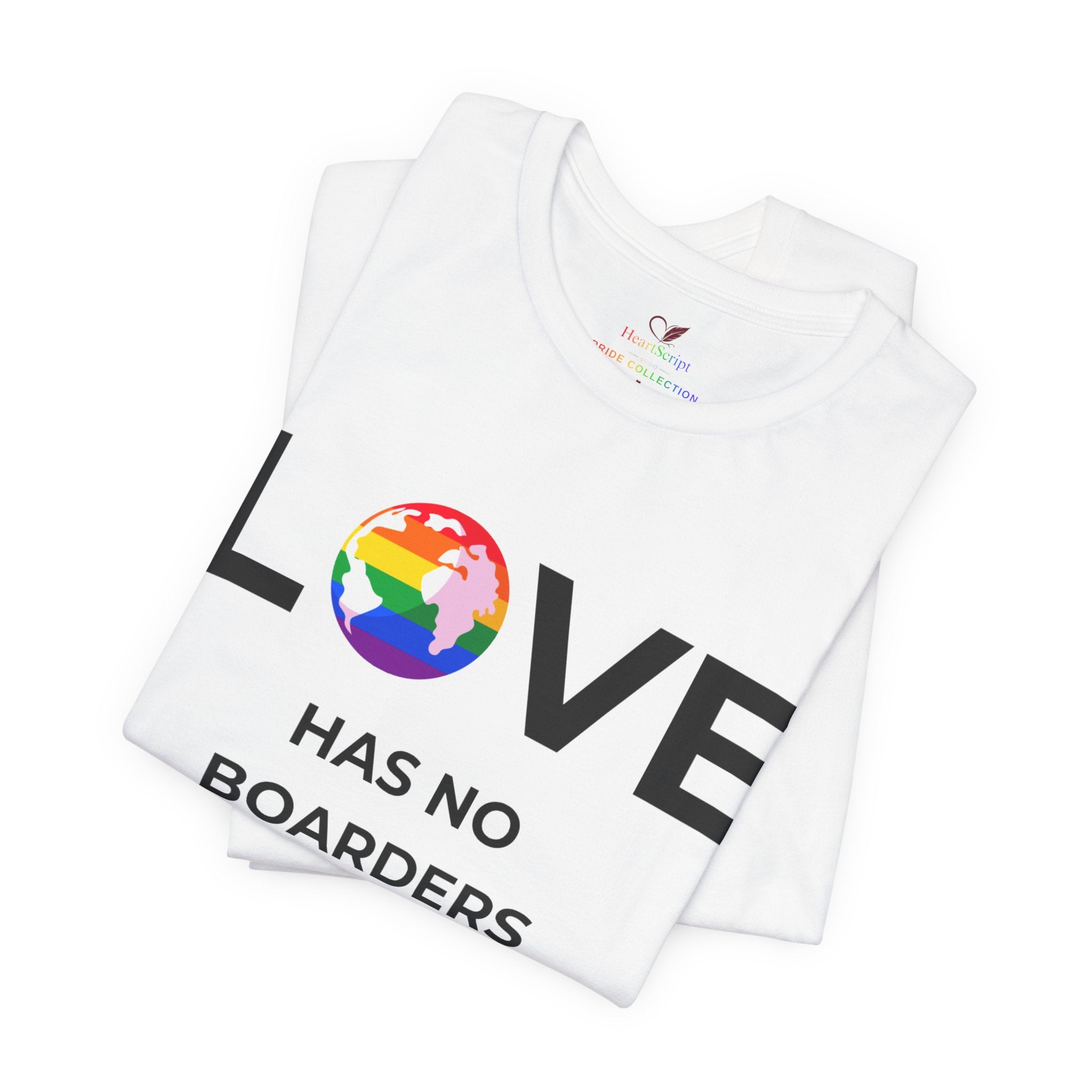 Love Has No Borders LGBTQ+ Pride Shirt | Kindness Has No Limits Tee